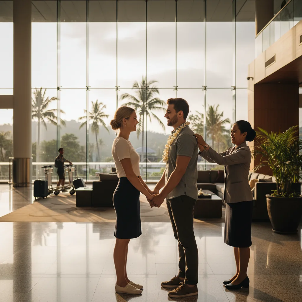 Wedding & Honeymoon Arrival