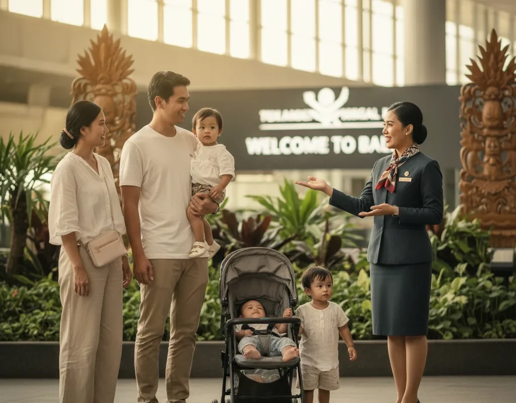 Bali Airport with Kids | Bali Fast Track Airport
